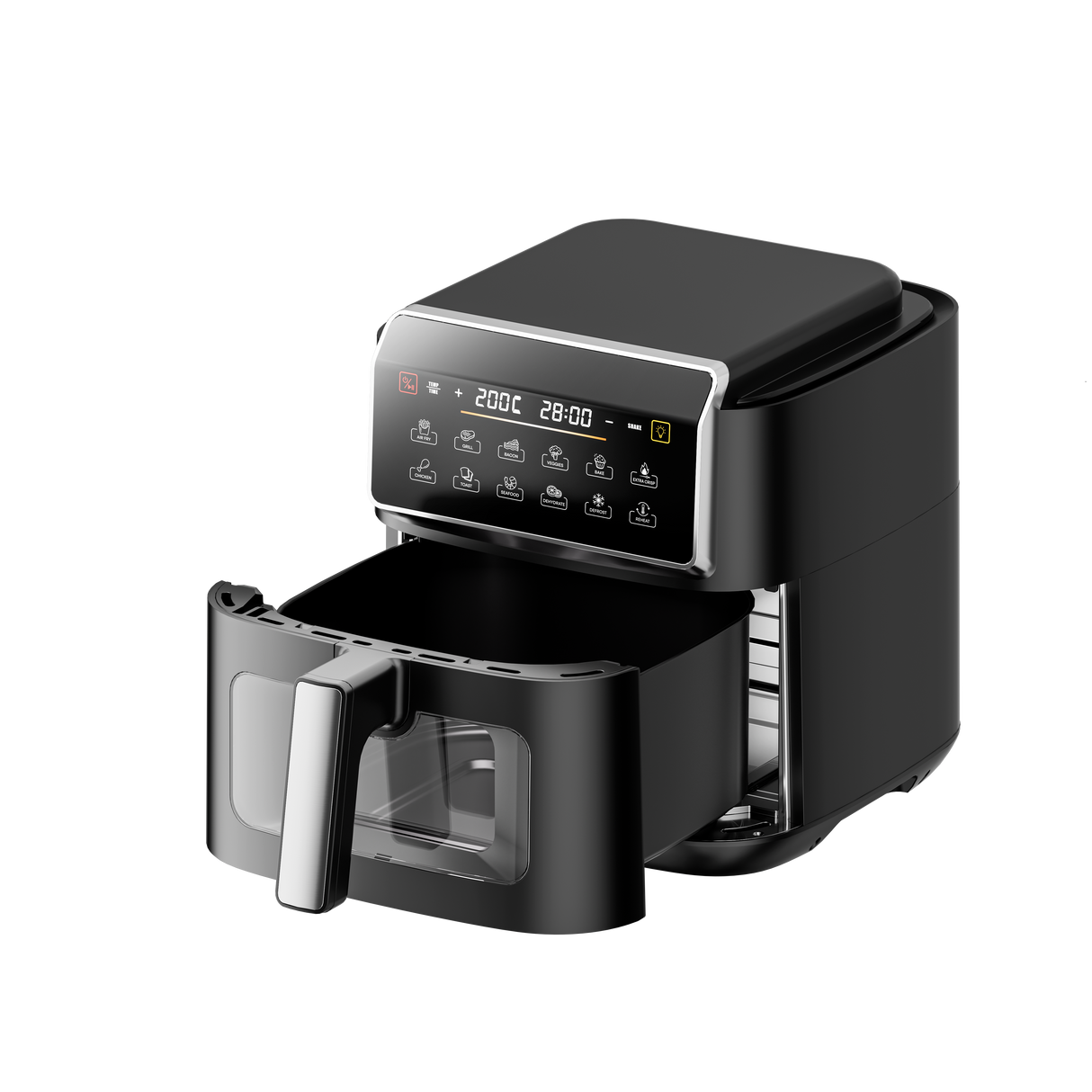 kokolia 7.5qt air fryer with window